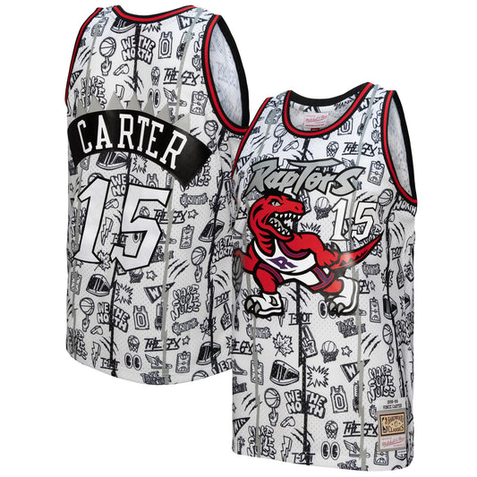 Vince Carter Toronto Raptors Mitchell & Ness 1998/99 Swingman Jersey - White