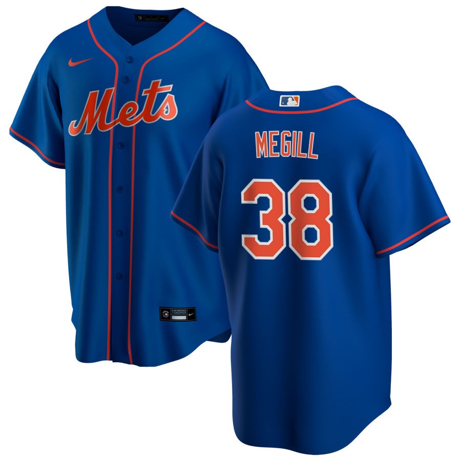 Tylor Megill New York Mets Nike Alternate Replica Jersey - Royal