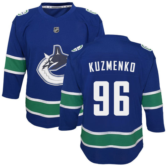 Andrei Kuzmenko Vancouver Canucks Youth Replica Jersey - Blue