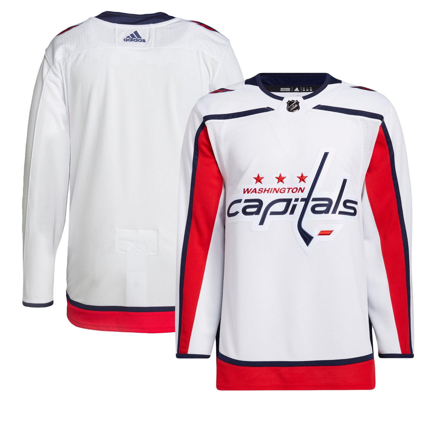 Washington Capitals adidas Away Primegreen Authentic Pro Jersey - White